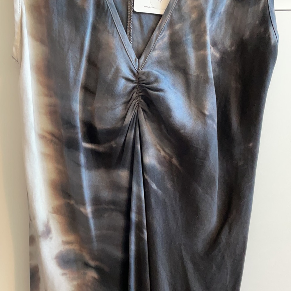BNWT Mijo Michelle Jonas silk midi dress XS P 0 - Picture 2 of 7